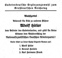 „Anschluss“ Österreichs und das Münchner Abkommen