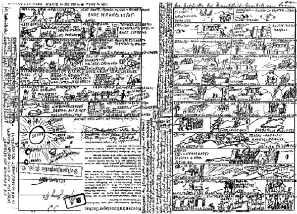 „Chronologische Karte v(on) 500 000 v(or) – 1929 n(ach) Chr(istus)“