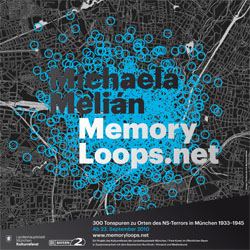 Michaela Meliáns Memory Loops als Denkmal für die NS-Opfer in München