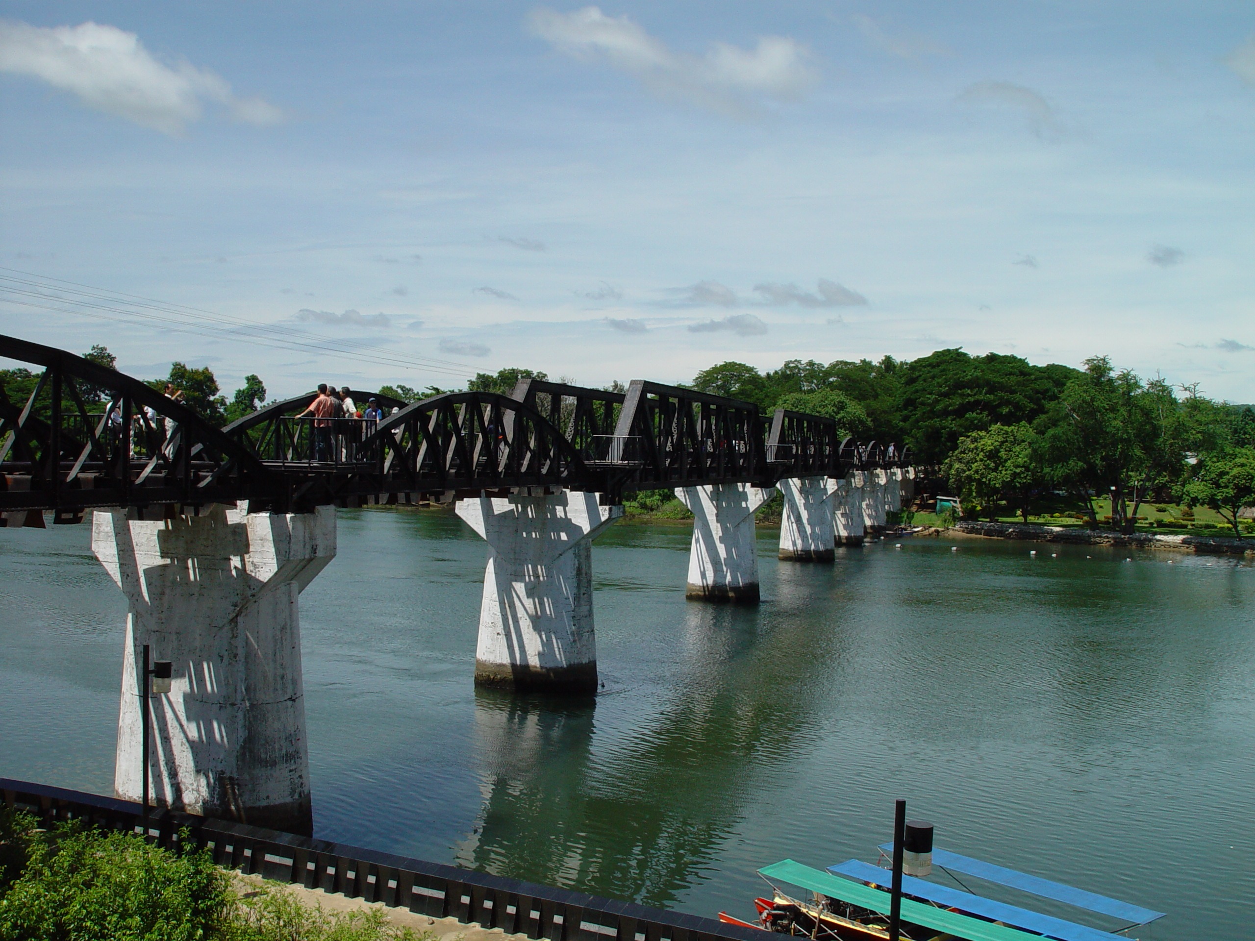Die heutige Brücke am Kwai