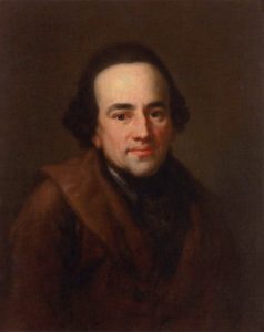 Moses Mendelssohn (1771, Porträt von Anton Graff, Kunstbesitz der Universität Leipzig)