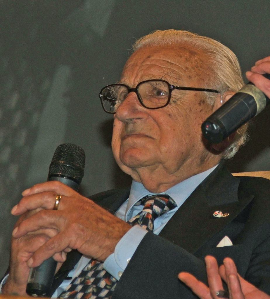 Nicholas Winton in Prag im Oktober 2007
