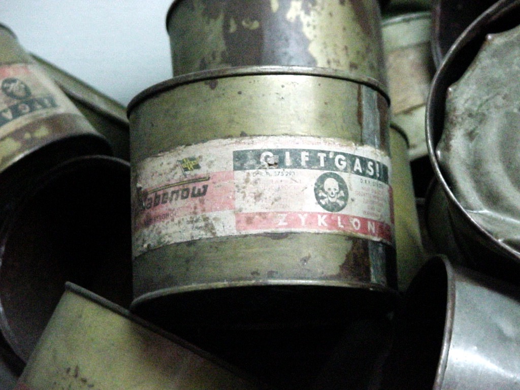 Zyklon B Dose. KZ Auschwitz/Birkenau.