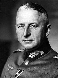 Porträt von Erich von Manstein, 1938.