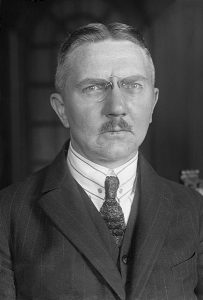 Porträt von Hjalmar Schacht, 1931.