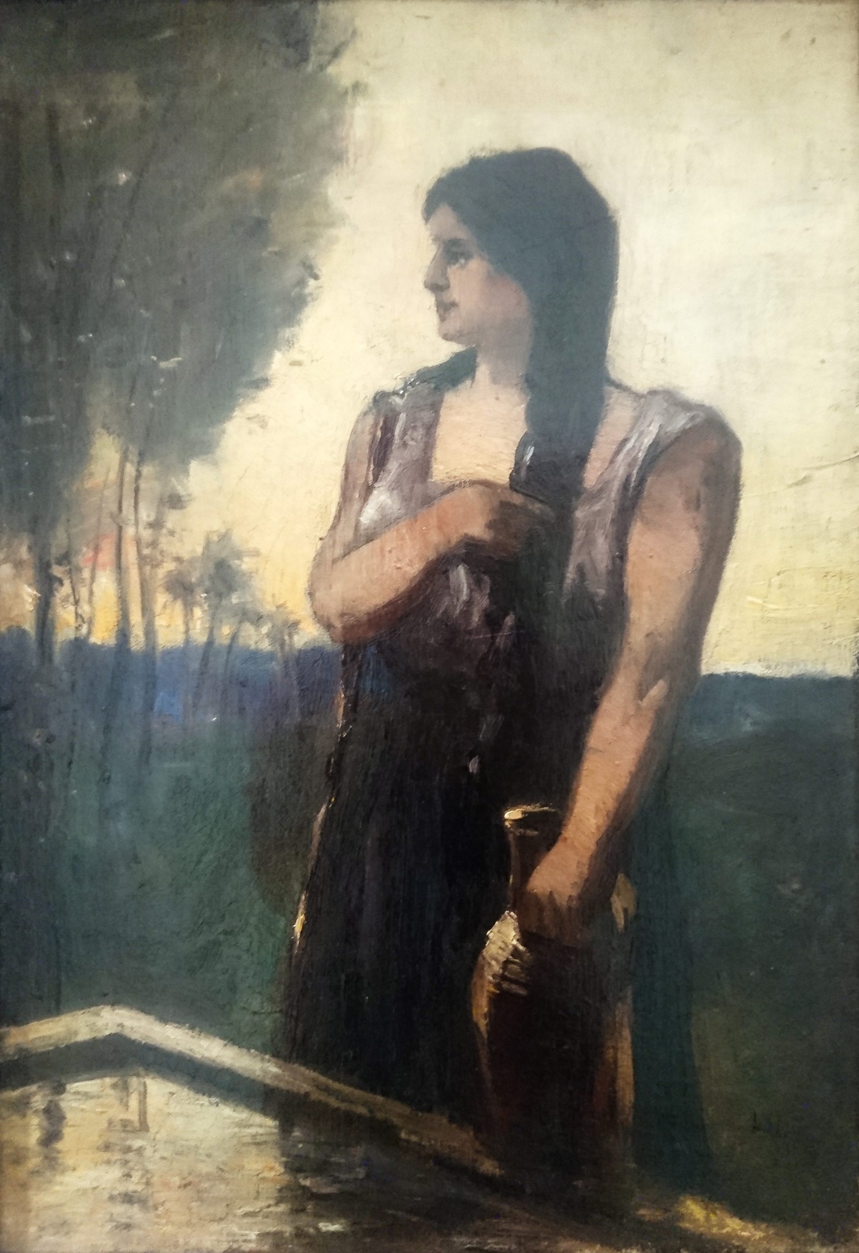 Rebekka am Brunnen in Lesser Urys biblischem Gemälde von 1908/09.