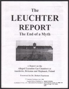 Der sogenannte Leuchter-Report von 1988 ist eine als Gerichtsgutachten verfasste und in Buchform verbreitete Holocaustleugnung.